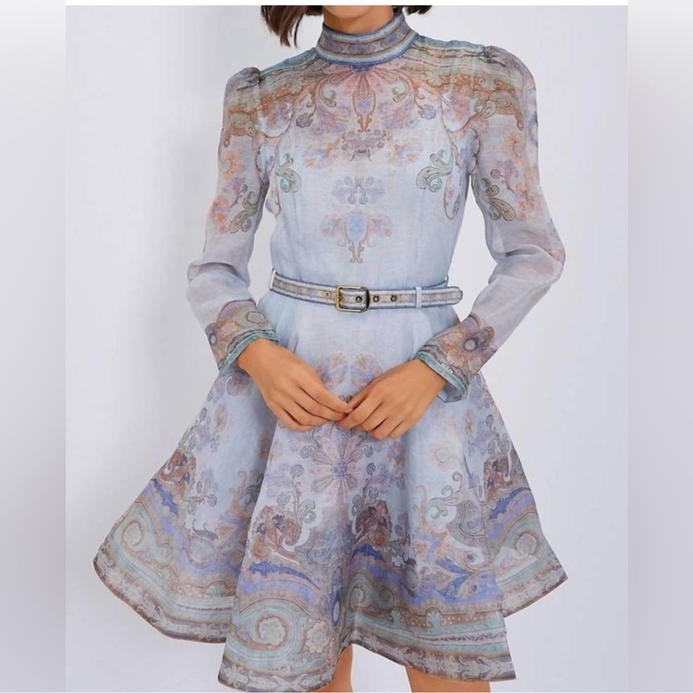 NWT Zimmermann Eden Belted Mini Dress💋